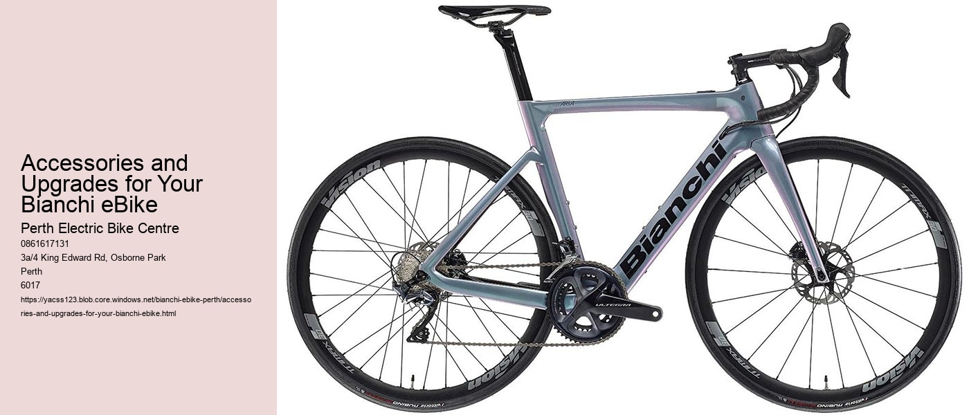 Accessories and Upgrades for Your Bianchi eBike  