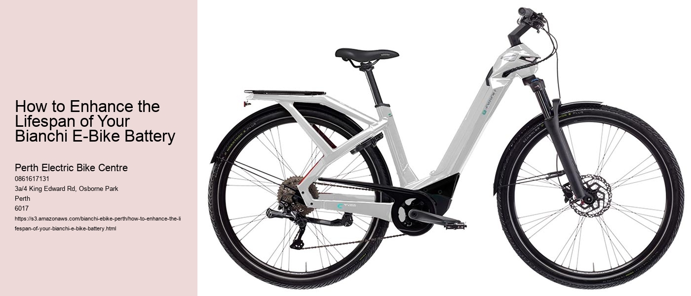 How to Enhance the Lifespan of Your Bianchi E-Bike Battery   