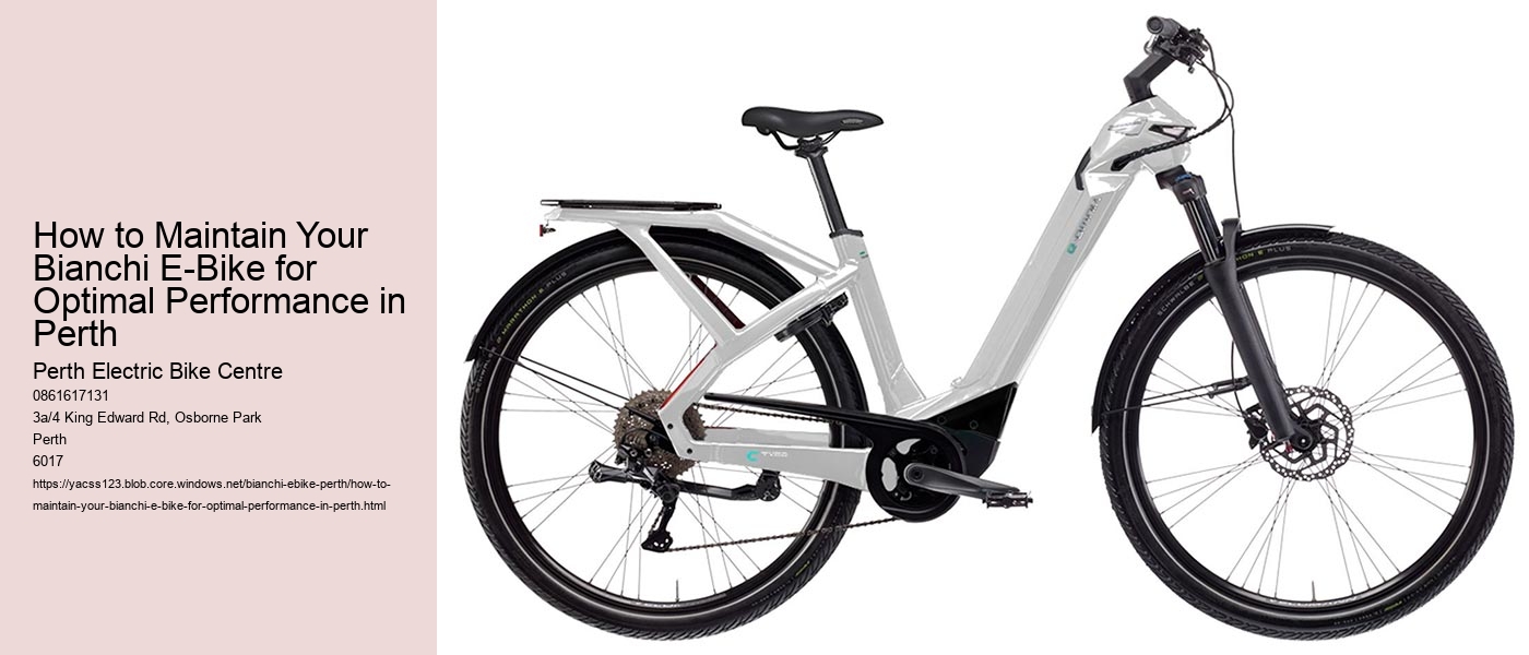 How to Maintain Your Bianchi E-Bike for Optimal Performance in Perth