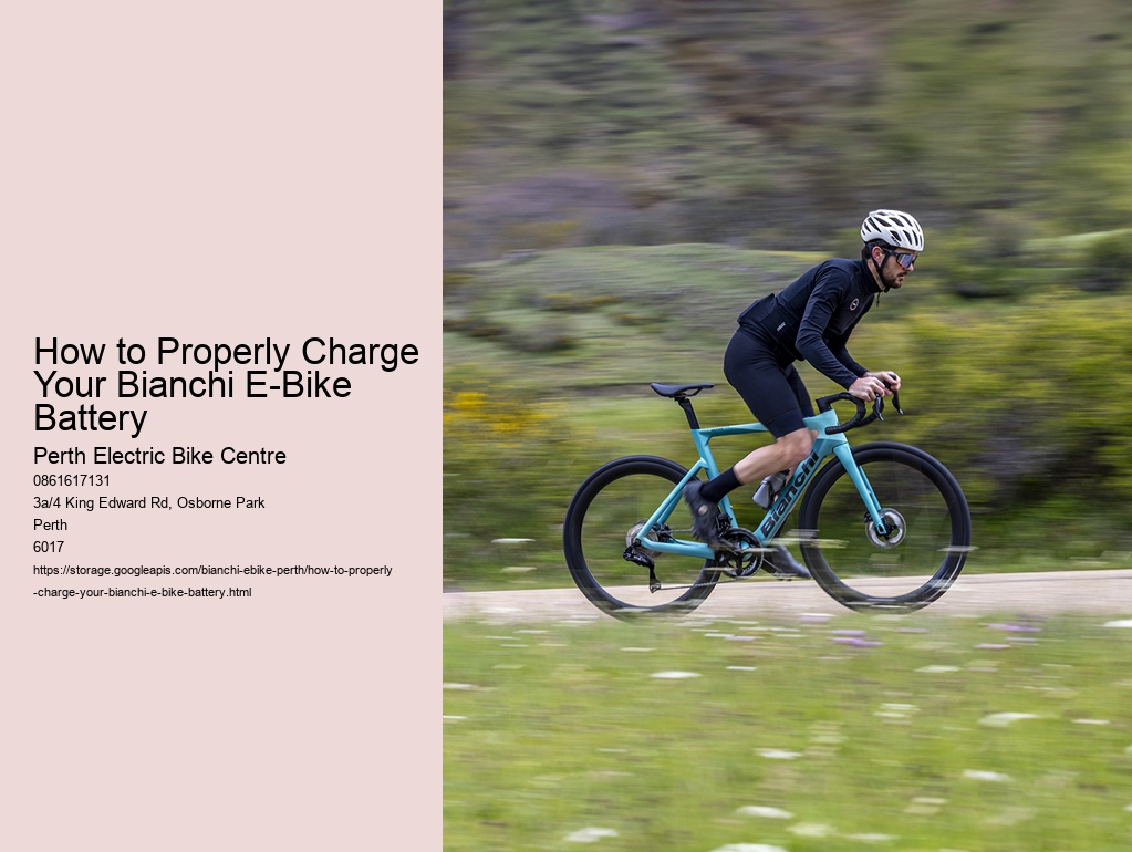 How to Properly Charge Your Bianchi E-Bike Battery  