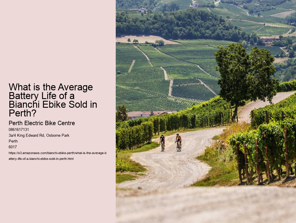 What is the Average Battery Life of a Bianchi Ebike Sold in Perth?