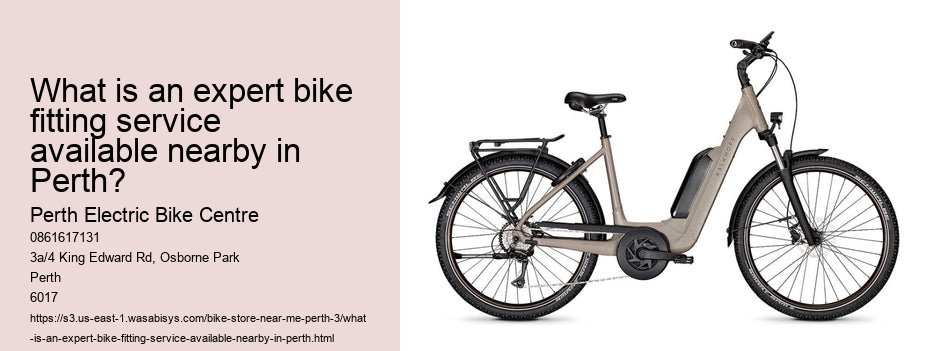 What is an expert bike fitting service available nearby in Perth?