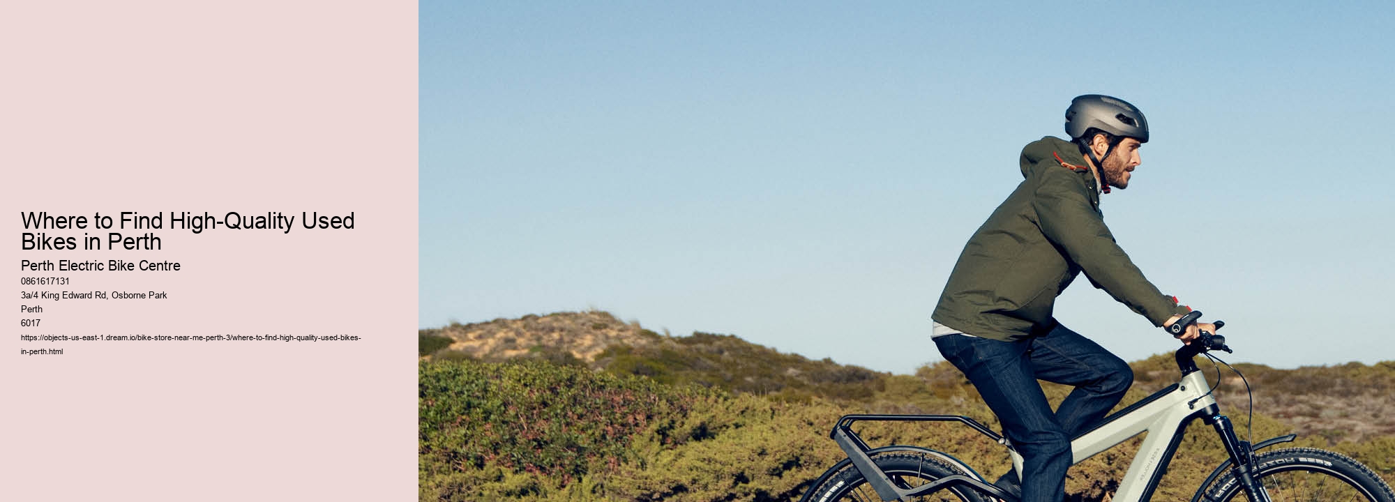 Where to Find High-Quality Used Bikes in Perth