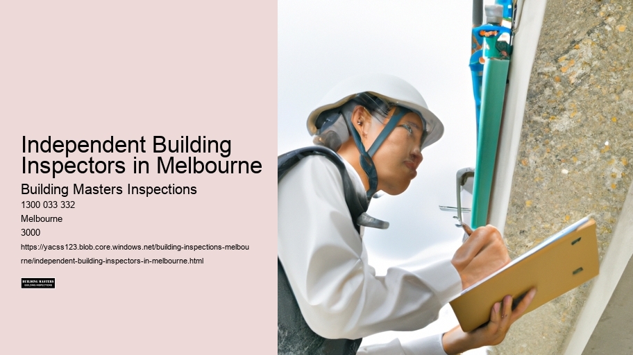 Independent Building Inspectors in Melbourne