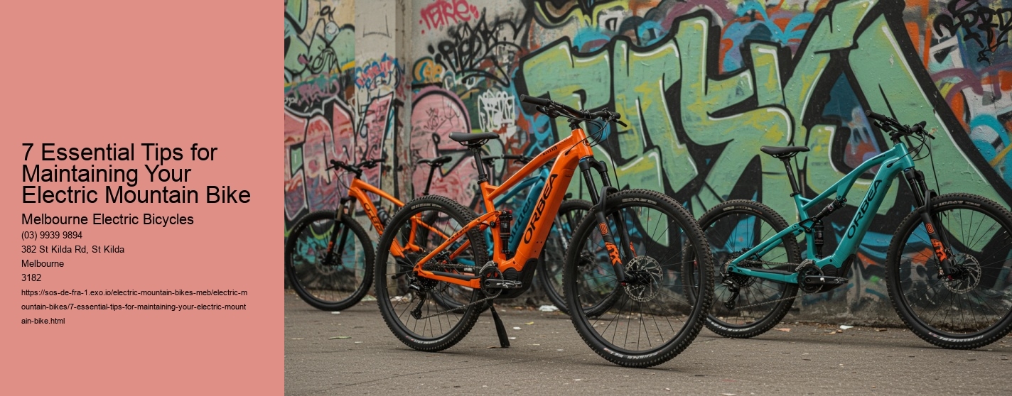 7 Essential Tips for Maintaining Your Electric Mountain Bike
