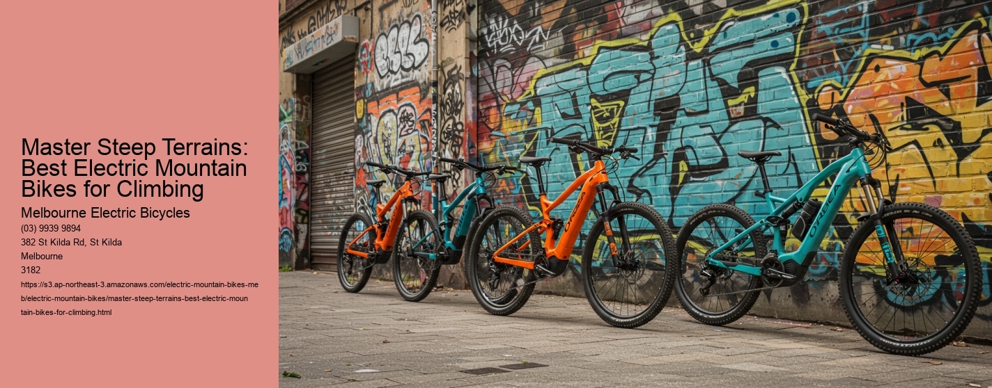 Master Steep Terrains: Best Electric Mountain Bikes for Climbing