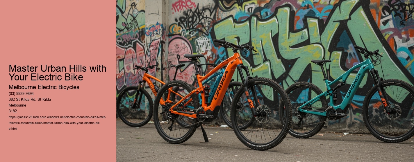 Master Urban Hills with Your Electric Bike