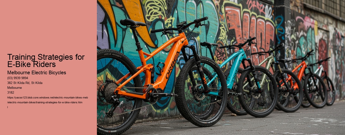 Training Strategies for E-Bike Riders