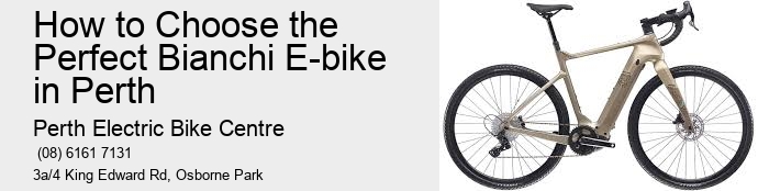 How to Choose the Perfect Bianchi E-bike in Perth