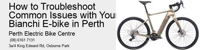 How to Troubleshoot Common Issues with Your Bianchi E-bike in Perth