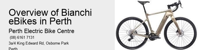 Overview of Bianchi eBikes in Perth