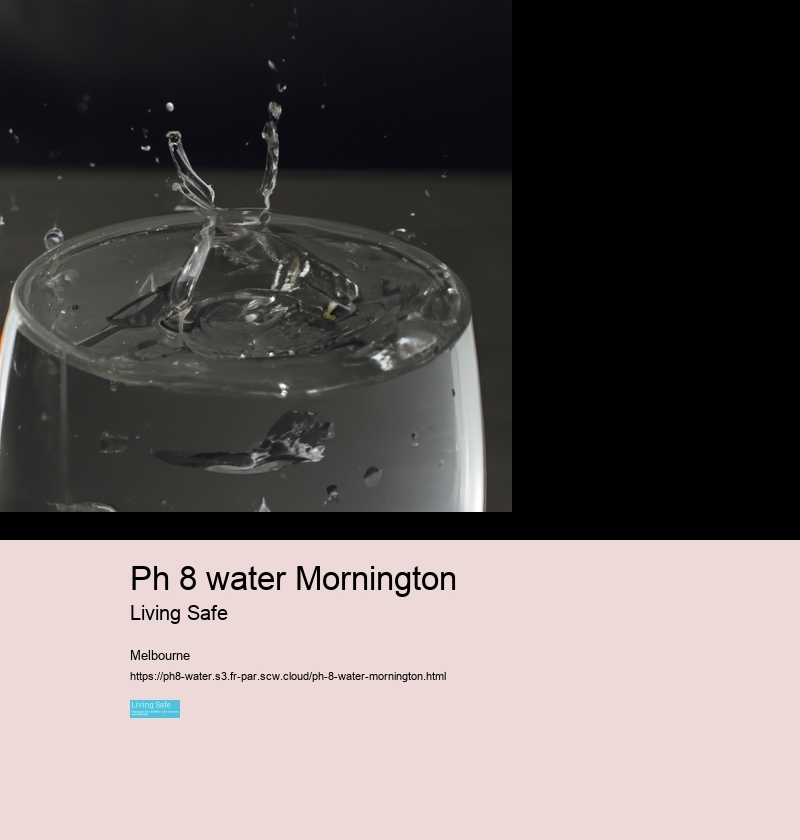 ph 8 water Mornington