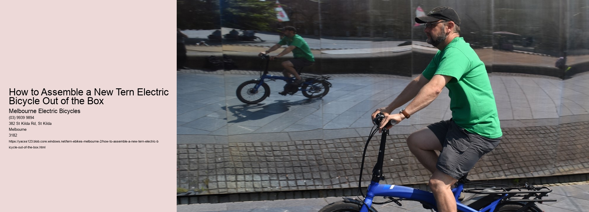How to Assemble a New Tern Electric Bicycle Out of the Box  