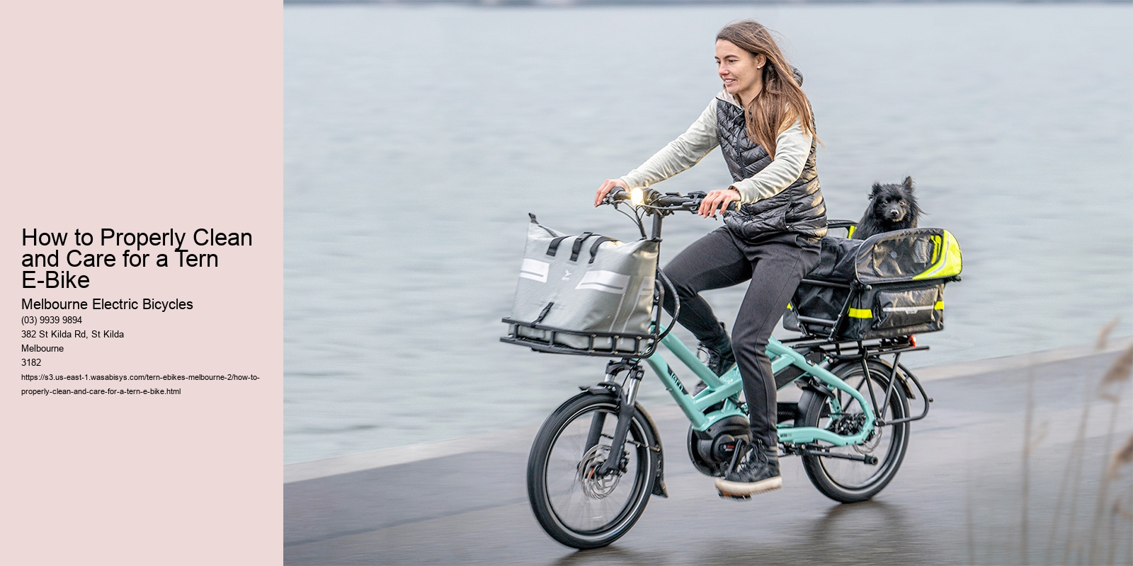 How to Properly Clean and Care for a Tern E-Bike   