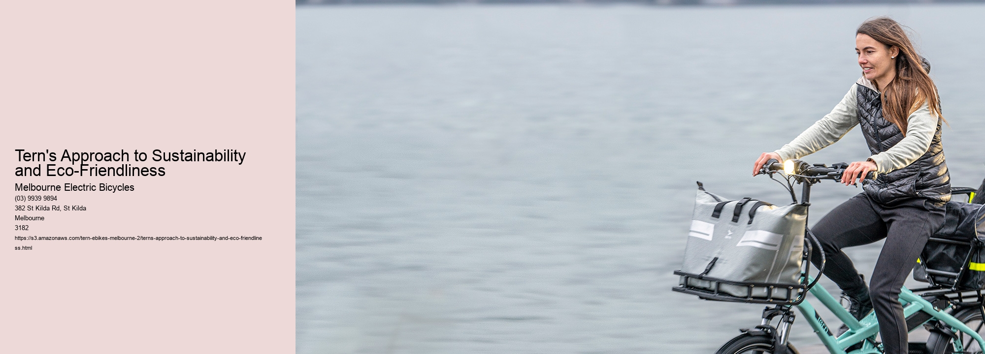 Tern's Approach to Sustainability and Eco-Friendliness