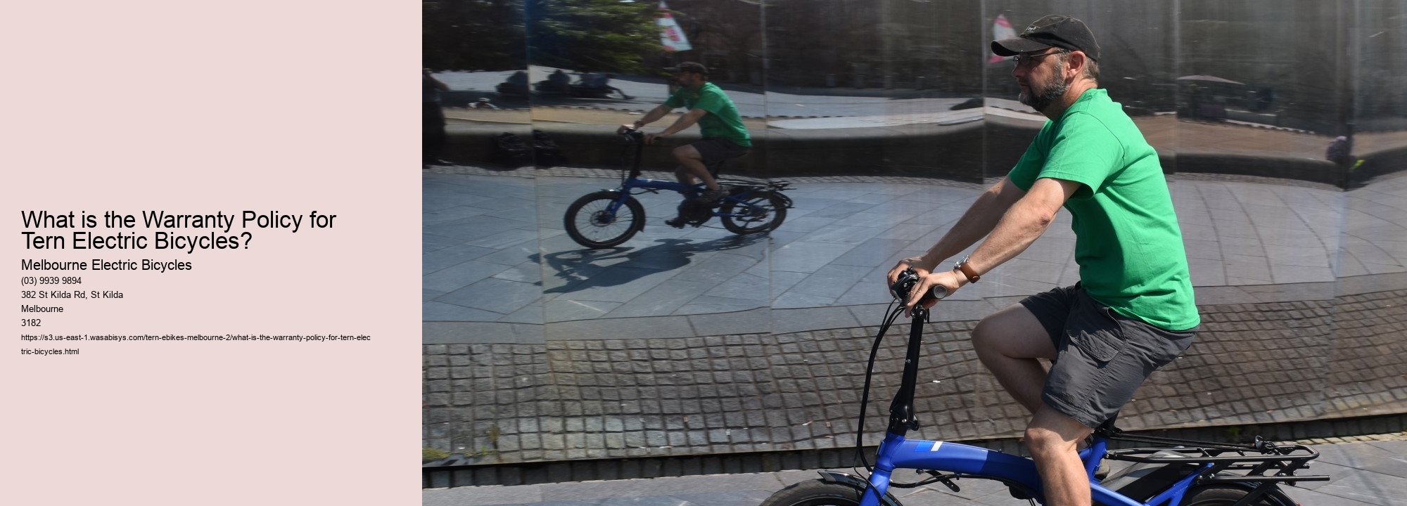 What is the Warranty Policy for Tern Electric Bicycles?
