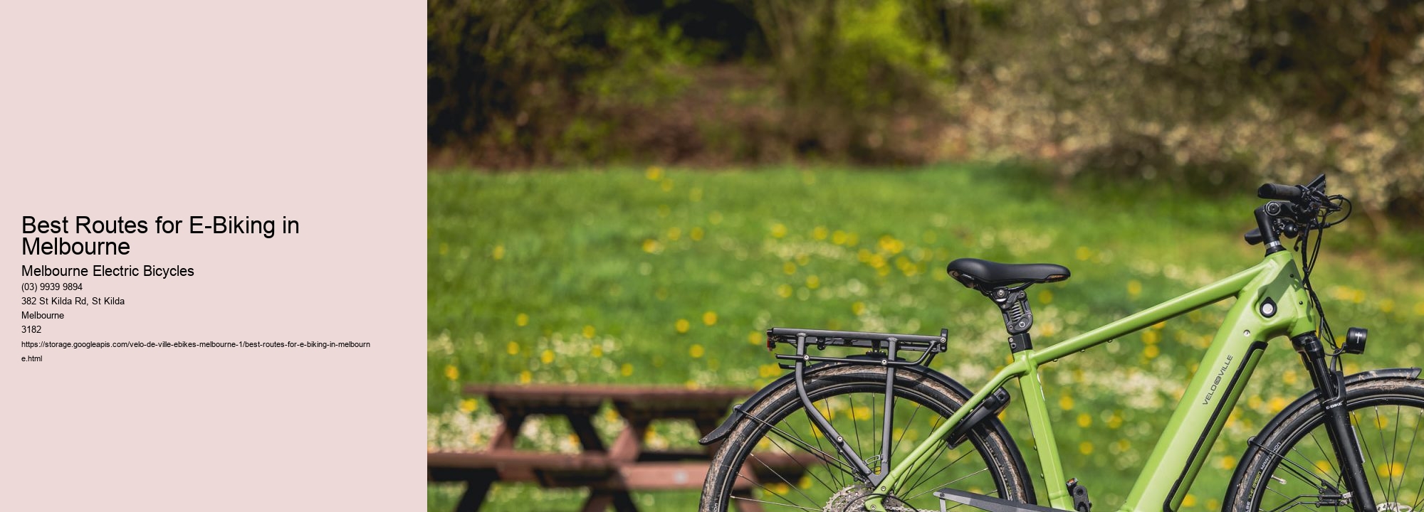 Best Routes for E-Biking in Melbourne